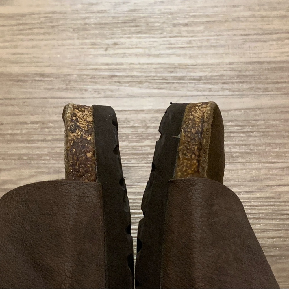 Birkenstock Arizona Birko-Flop Slide Sandal Brown Size 36 - Picture 11 of 14